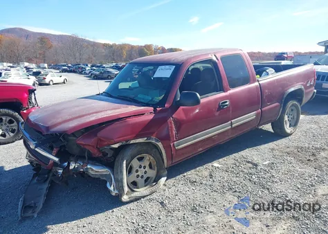 2005 Chevrolet Silverado K1500 из США, поврежденный, VIN 1GCEK19TX5E179015